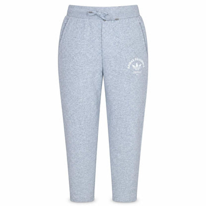Front view of Adidas Originals Grey Women's Jogger Sweatpants, size M