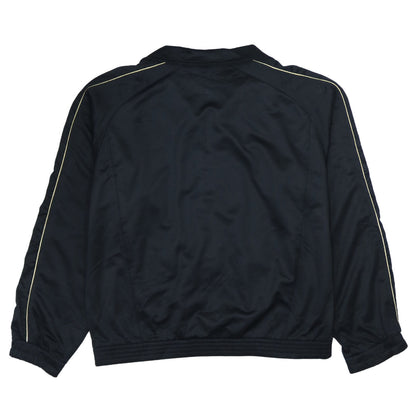 Fila Women's Black XL Full Zip Sweatshirt with Gold Logo Trim