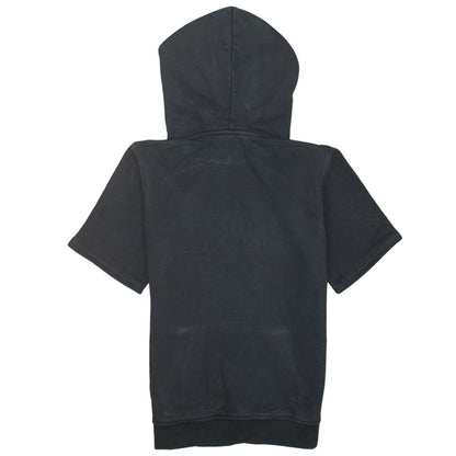 The North Face Boys Black XL Short Sleeve Pullover Hoodie 100% Cotton