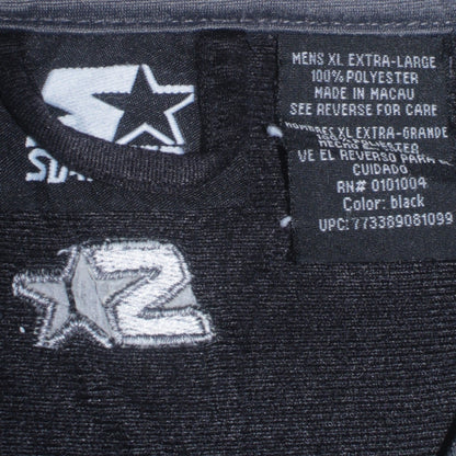 Starter Men's Black XL Full Zip Retro Sports Sweatshirt