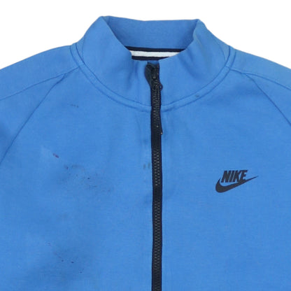 Nike Men's Blue Full Zip Sweatshirt Jacket M Lightweight