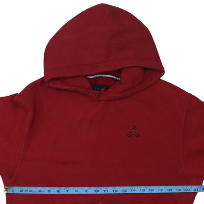 Jordan Mens Red Pullover Hoodie Medium Regular Fit Sportswear