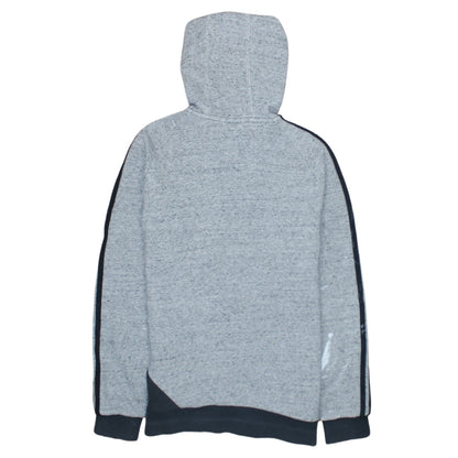 Adidas Boys Grey Full Zip Hoodie 13-14 Years Classic Logo Hooded Sweatshirt