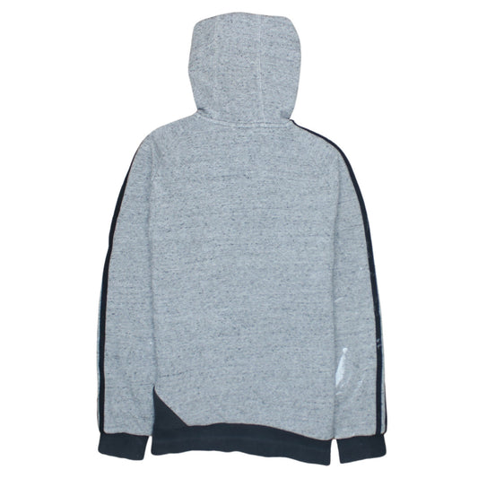 Adidas Boys Grey Full Zip Hoodie 13-14 Years Classic Logo Hooded Sweatshirt
