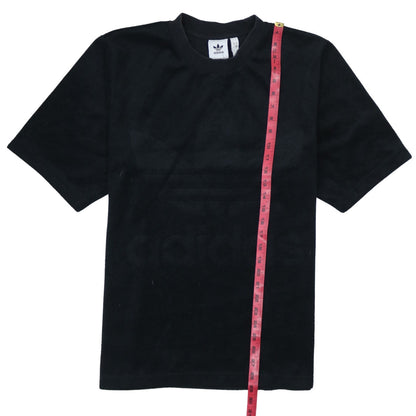 Adidas Men's Black Cotton Short Sleeve Sports T-Shirt M