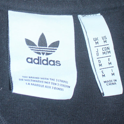 Adidas Men's Black Cotton Short Sleeve Sports T-Shirt M