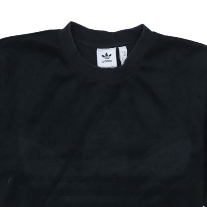 Adidas Men's Black Cotton Short Sleeve Sports T-Shirt M