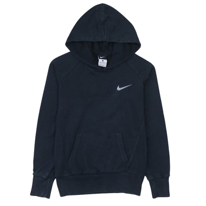 Nike Boys Black Pullover Hoodie L 12-13 Years Cotton Blend