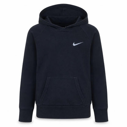 Nike Boys Black Pullover Hoodie L 12-13 Years Cotton Blend