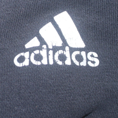 Adidas Womens Black Crew Neck Long Sleeve Pullover Sweatshirt Size M