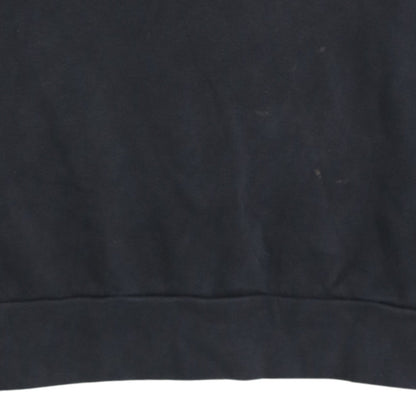 Adidas Womens Black Crew Neck Long Sleeve Pullover Sweatshirt Size M