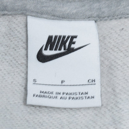 Nike Women's Grey Pullover Hoodie Small Cotton Blend