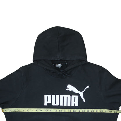 Puma Womens Black XXL Pullover Hoodie Sweatshirt with Logo