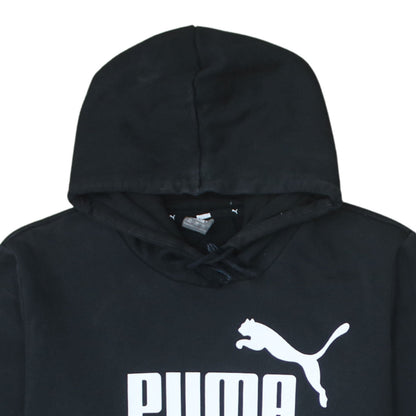 Puma Womens Black XXL Pullover Hoodie Sweatshirt with Logo
