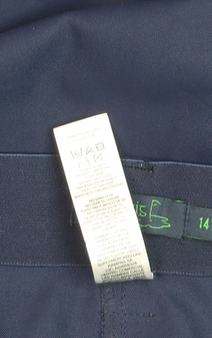 Padraig Harrington Womens Navy Cropped Trousers Size 14