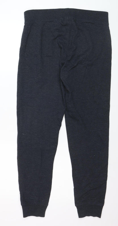 Jack & Jones Men Black Jogger Sweatpants M Cotton Blend Activewear