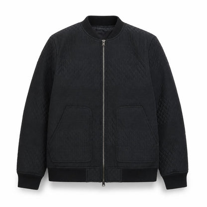 ONLY & SONS Men's Black Quilted Bomber Jacket Size L Regular Fit