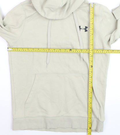 Under Armour Men's Beige ColdGear Pullover Hoodie Size S