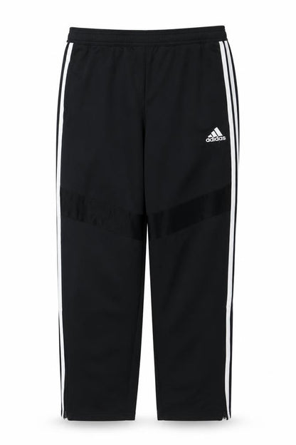 Adidas Men Black Track Pants L Regular Fit Sports Tapered Trousers