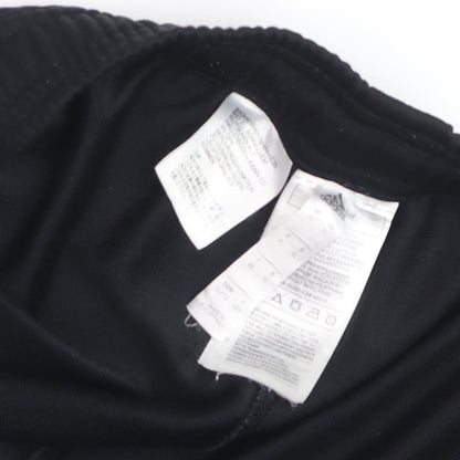 Adidas Men Black Track Pants L Regular Fit Sports Tapered Trousers