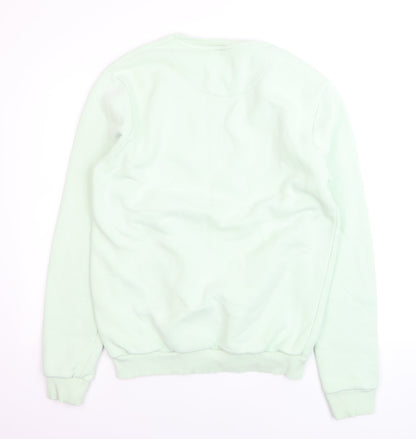 Ted Smith Men's Green XL Pullover Sweatshirt Crew Neck Logo