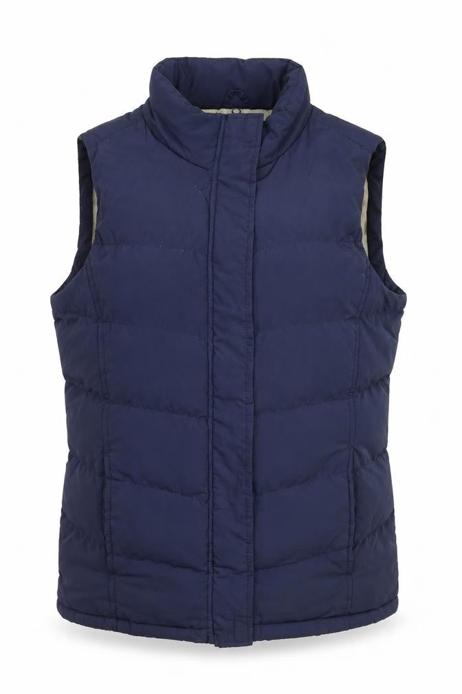 Denim Co Women's Blue Padded Puffer Waistcoat Size 10