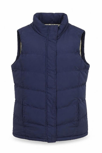 Denim Co Women's Blue Padded Puffer Waistcoat Size 10