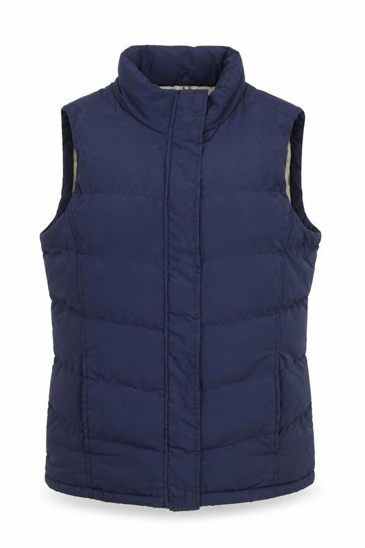 Denim Co Women's Blue Padded Puffer Waistcoat Size 10