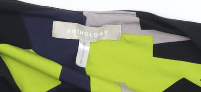 Womens UK Size 26 Anthology Multicoloured Tunic Blouse