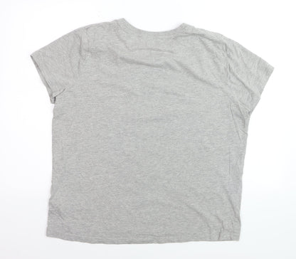 Disney Women’s Grey Mickey Mouse Sports Club T-Shirt Size L