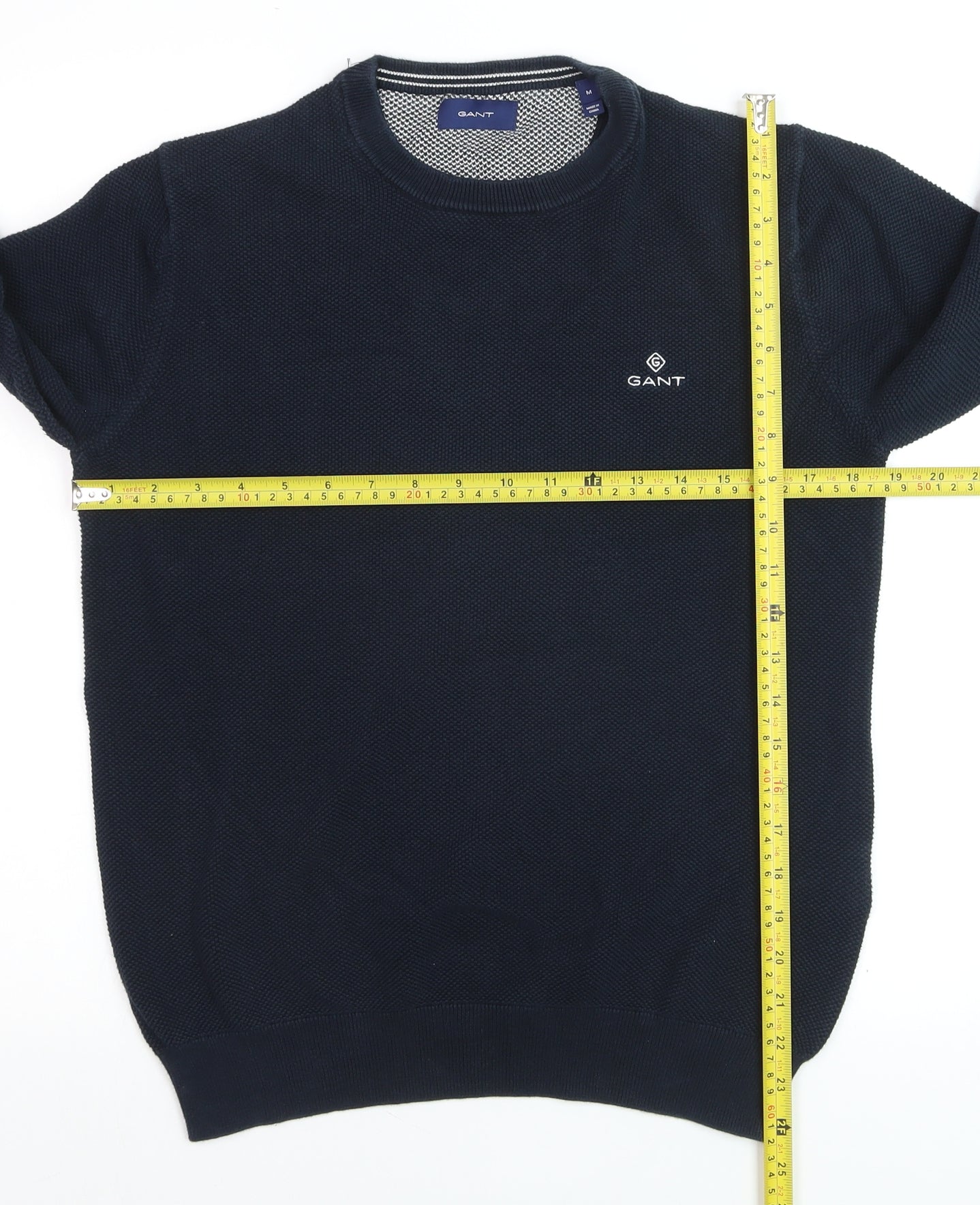Mens UK Size M GANT Blue Pullover Jumper