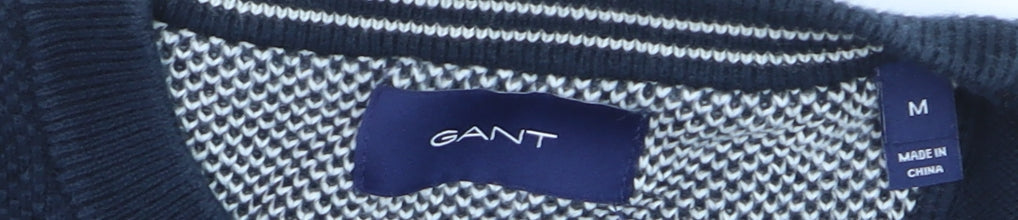 Mens UK Size M GANT Blue Pullover Jumper