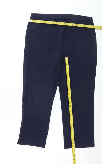 Dunnes Stores Women's Blue Size 14 Capri Stretch Leggings