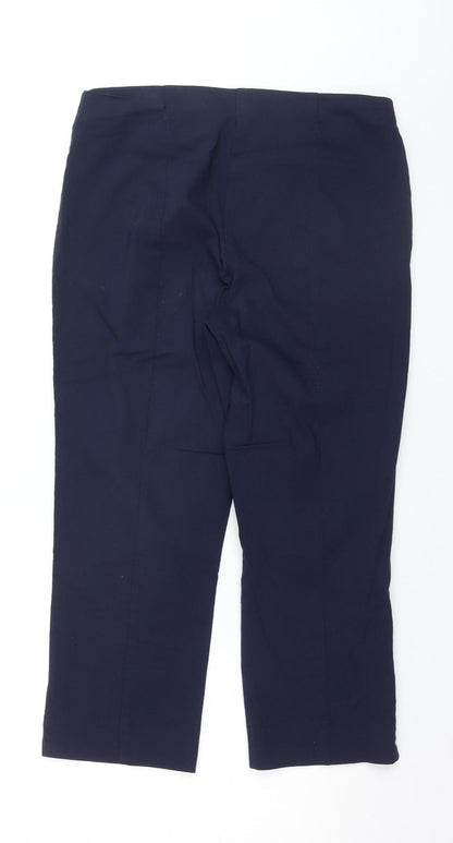 Dunnes Stores Women's Blue Size 14 Capri Stretch Leggings
