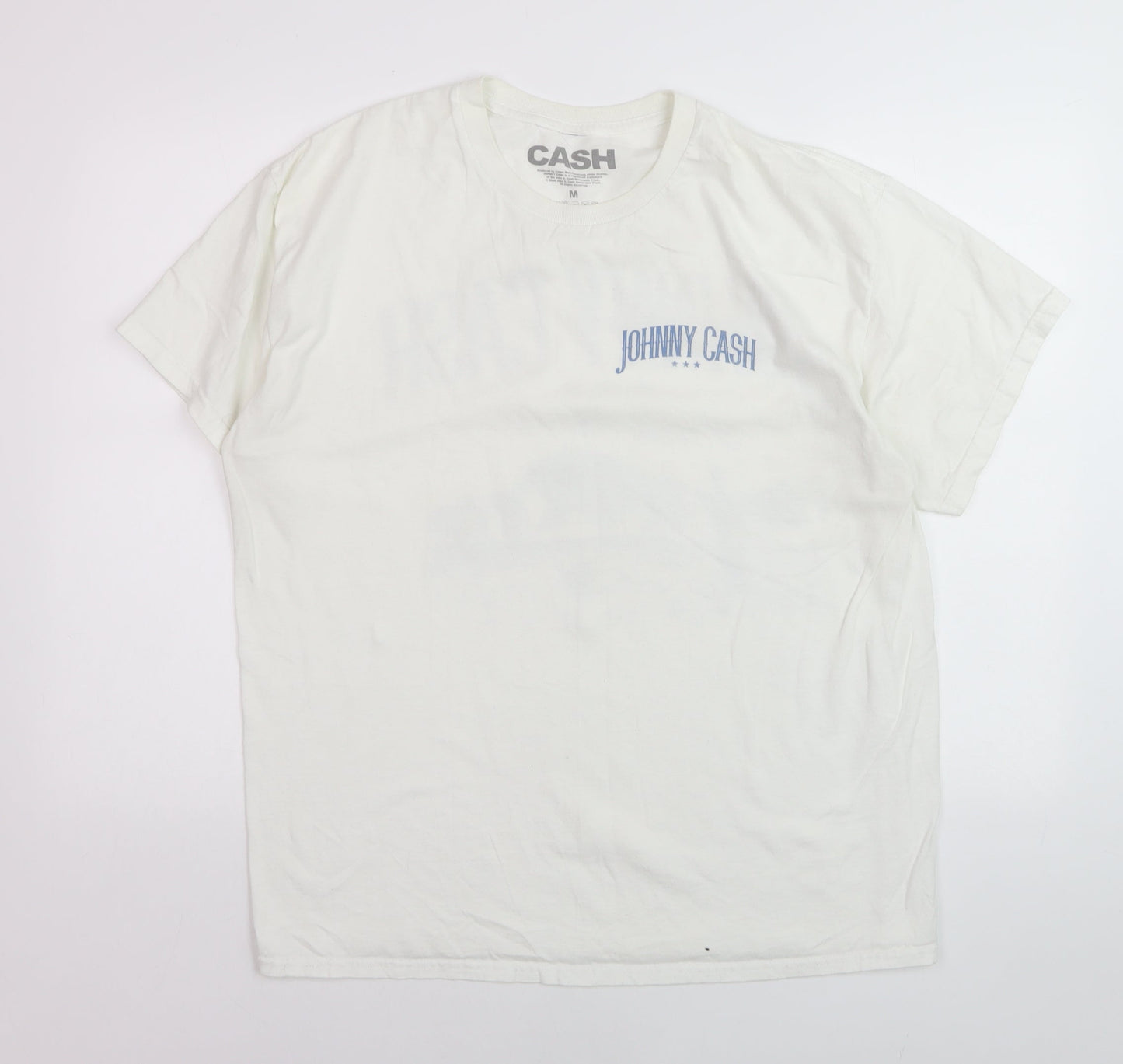 Mens UK Size M CASH White  T-Shirt