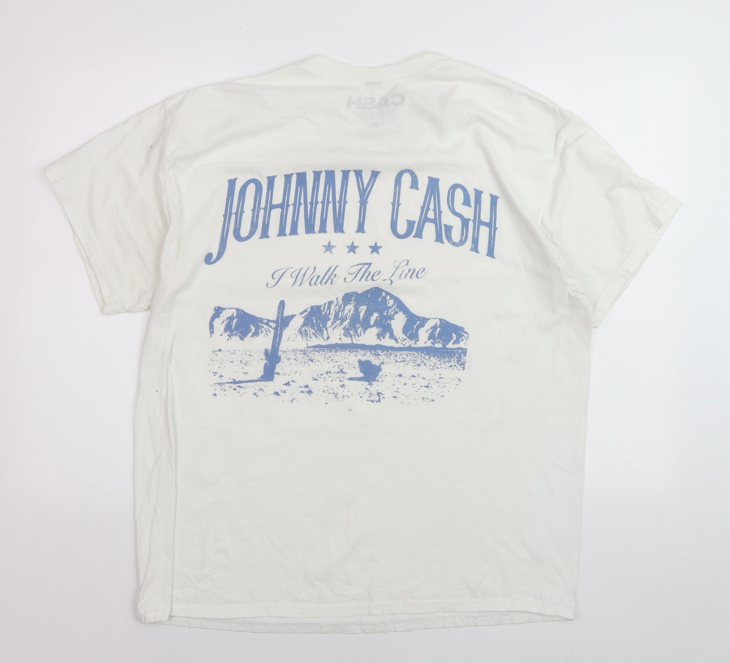 Mens UK Size M CASH White  T-Shirt