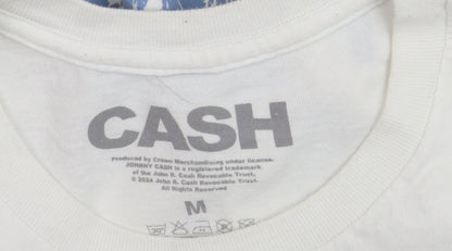 Mens UK Size M CASH White  T-Shirt