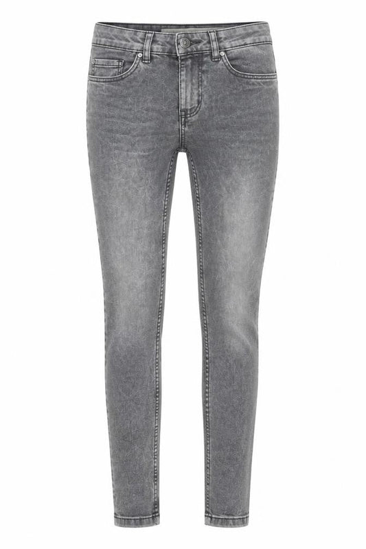 ESMARA Women's Grey Skinny Jeans Size 6 Slim Fit Mid Rise Denim