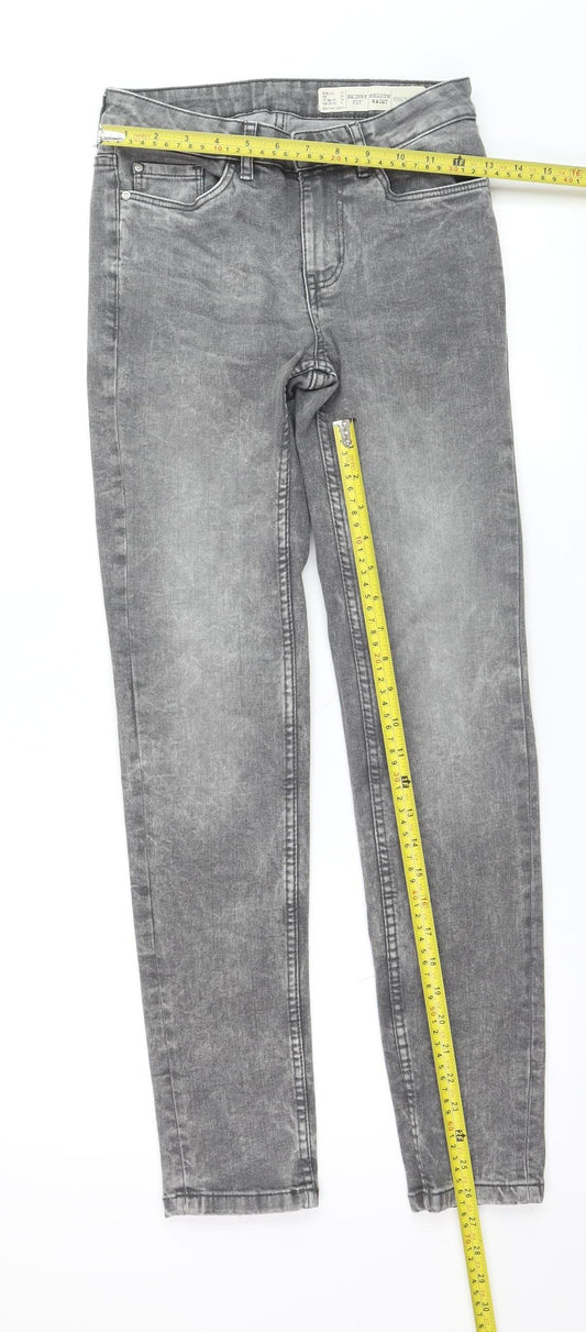 Esmara Women's Grey Skinny Jeans Size 6 Slim Fit Mid Rise Denim