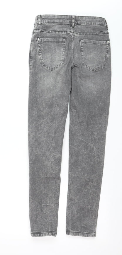 Esmara Women's Grey Skinny Jeans Size 6 Slim Fit Mid Rise Denim
