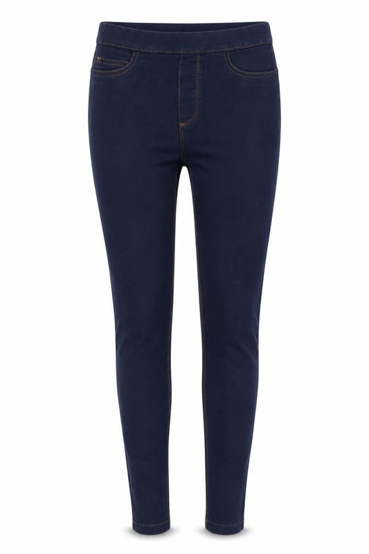 Front view of Dunnes women’s blue, size UK 10 slim, fit jegging jeans