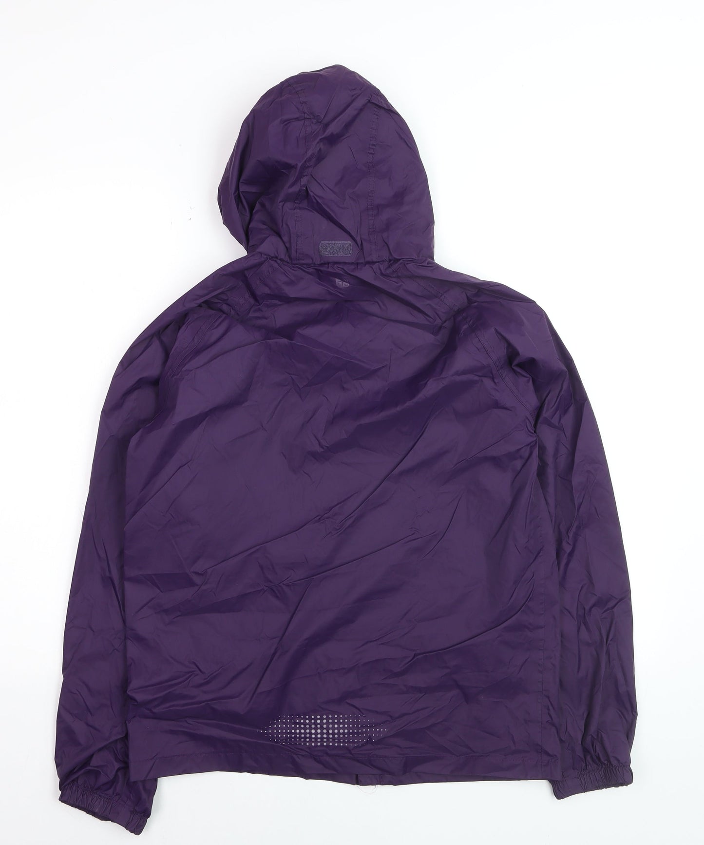 Mountain Warehouse Girls Purple Waterproof Hooded Rain Coat 13 Years
