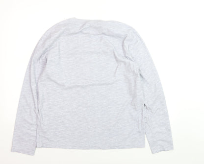 South Park Men's Grey Long Sleeve Graphic Top M