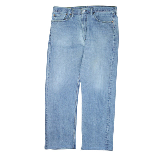 Levi's 501 Men's Blue Regular Fit Straight Denim Jeans 34W 34L