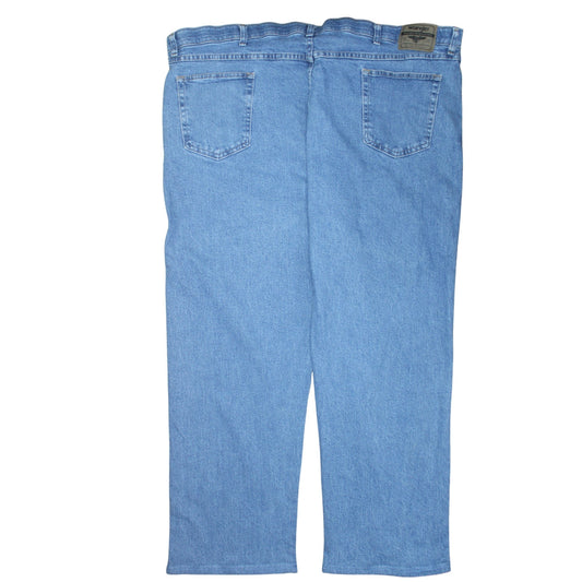 Wrangler Men's Blue Regular Fit Denim Jeans 50x30 Straight Leg