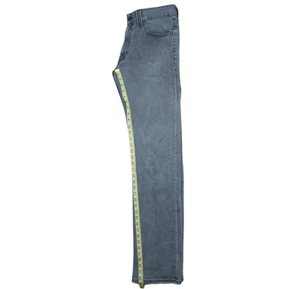 Levi's 506 Standard Men's Grey Straight Jeans 33x36 Regular Fit Denim