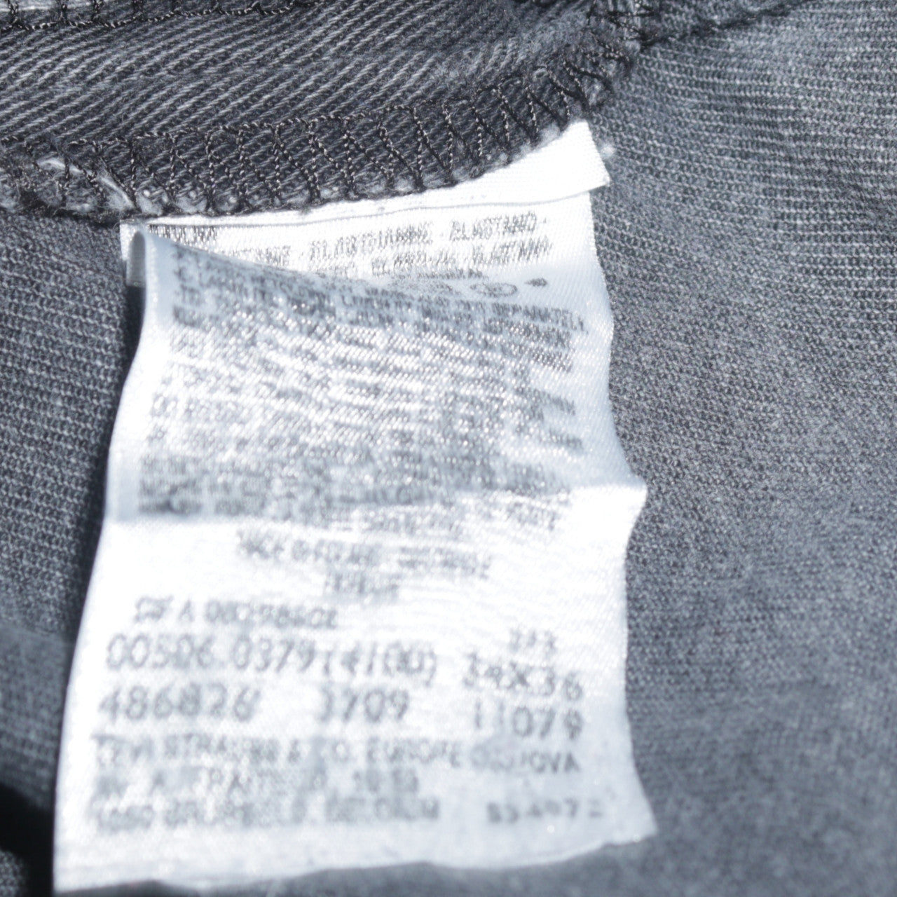 Levi's 506 Standard Men's Grey Straight Jeans 33x36 Regular Fit Denim