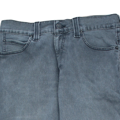 Levi's 506 Standard Men's Grey Straight Jeans 33x36 Regular Fit Denim