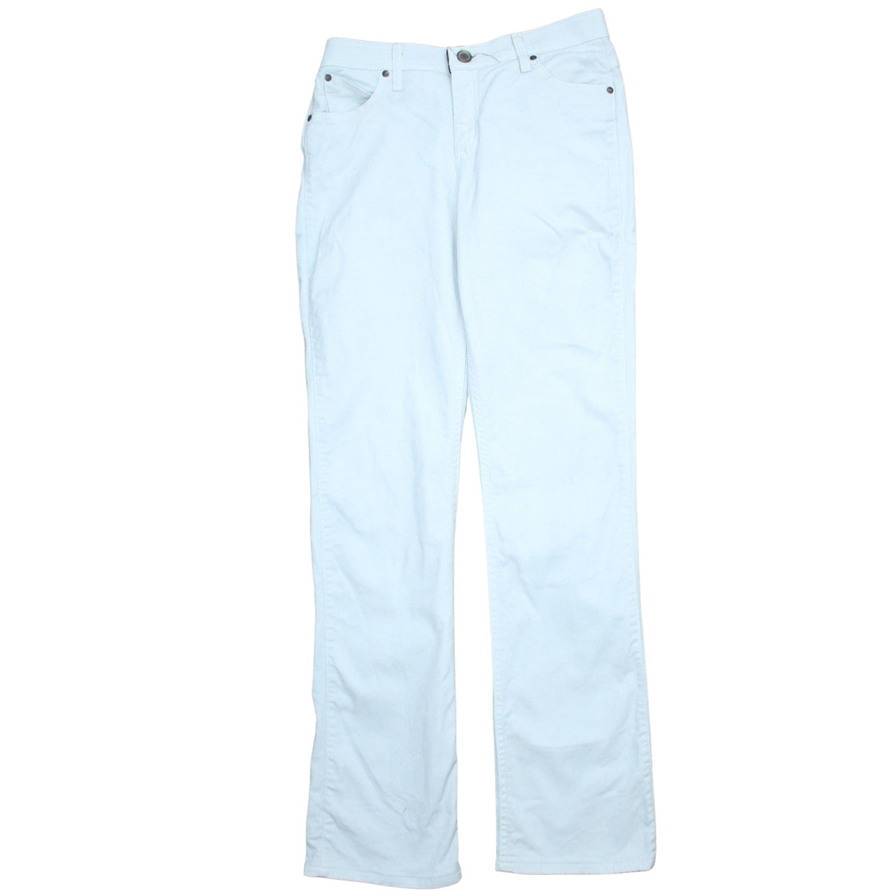 Wrangler Q-Baby Women's Blue Bootcut Denim Jeans Size 10 34in Leg