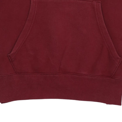 Champion Men's Red Small Pullover Hoodie Organic Cotton